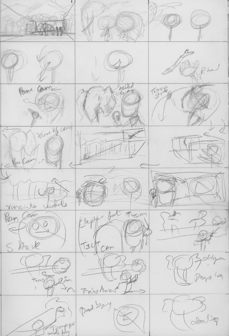 Kim And Her Elephant Storyboards 0