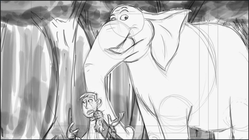 Kim And Her Elephant Storyboards 13