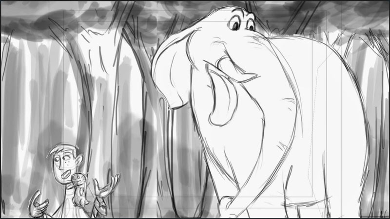 Kim And Her Elephant Storyboards 15